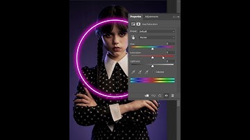 Circle Neon Wednesday Photoshop - Photoshop Tutorial - Adobe Photoshop