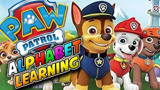 Paw Patrol: Alphabet Learning Part 1 - kids learn letters!
