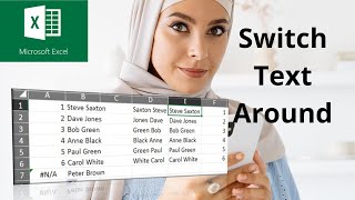 Excel's secret trick to rearrange text strings