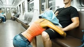 Sex Pranks in Public Train - Penis Pranks