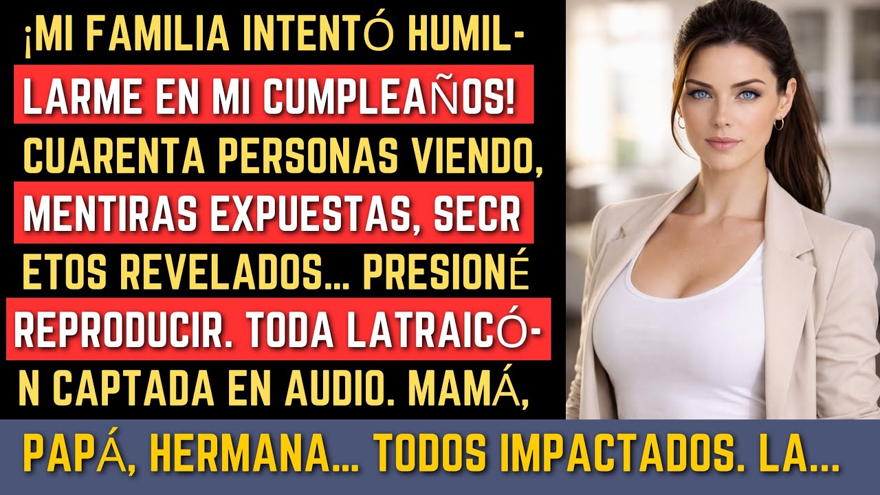 Intentaron humillarme frente a 40 personas… entonces reproduje las grabaciones