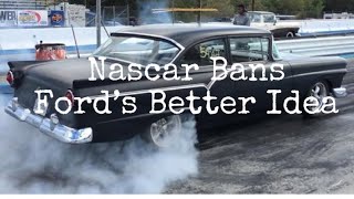 Nascar Bans Ford’s Better Ideas  1957 Ford F Code Paxton Supercharged Sedan