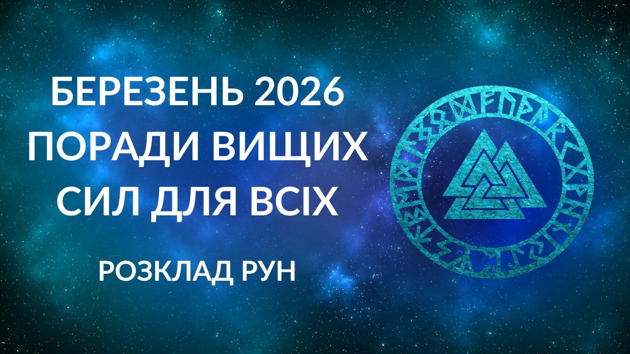 БЕРЕЗЕНЬ 2026 ПОРАДИ ВИЩИХ СИЛ ДЛЯ ВСІХ