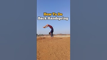 Back Handspring Tutorial #backhandspring #tutorial #backflip #shorts