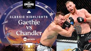ONE OF THE BEST FIGHTS EVER! 🔥 Justin Gaethje vs Michael Chandler Full Fight | #UFCFreedom250