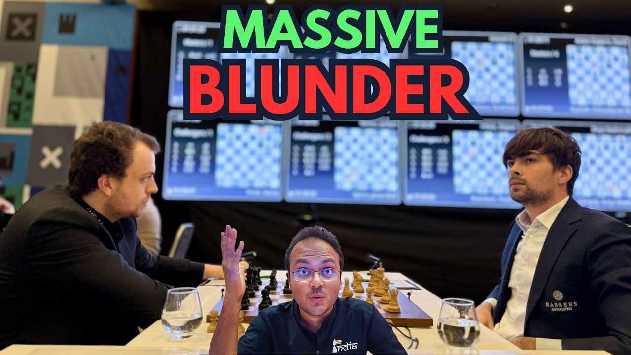 Hans Niemann makes a shocking blunder | Jorden van Foreest vs Niemann | Prague Masters 2026