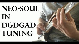 Dgdgad Neo-Soul On Electric Guitar - Slow Motion Original