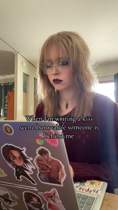 He’s right behind me, isn’t he? #writertube #imawriter #youngwriter #writer #teenwriter #writing