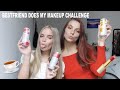 BESTFRIEND does my MAKEUP Challenge *drinking editiion* | Spilling TEA!