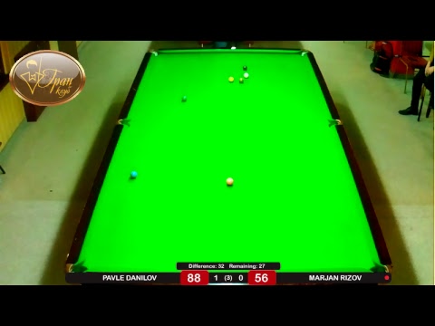 Gran Klub - Snooker Table 1 - Live Streaming by SnookerON.com billiards table size