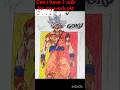 Drawing Goku 🔥 | Amazing Anime Art #shorts