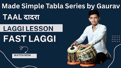 Tabla laggi tutorial | HOW TO PLAY DADRA TAAL ON TABLA ?