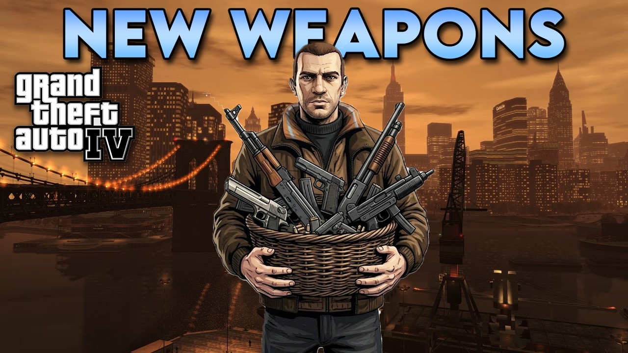 How to install the Realistic HD Weapons Pack in GTA 4 - YouTube