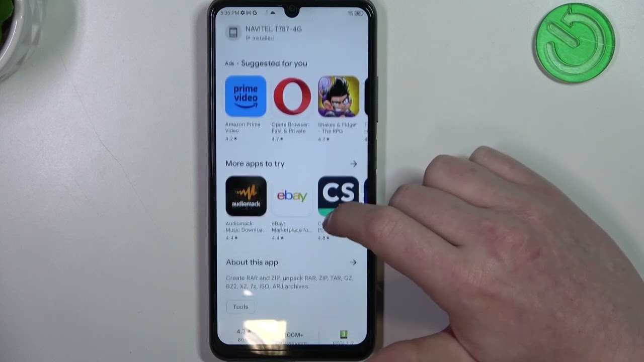 How To Install RAR App on ZTE Blade A72s?
