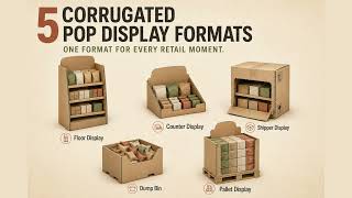 Corrugated POP Displays | How Packaging Becomes a Powerful Retail Sales Tool