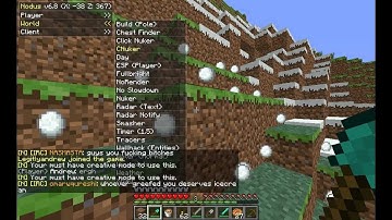 Minecraft: Hacked Client Nodus 1.2.4 + Download