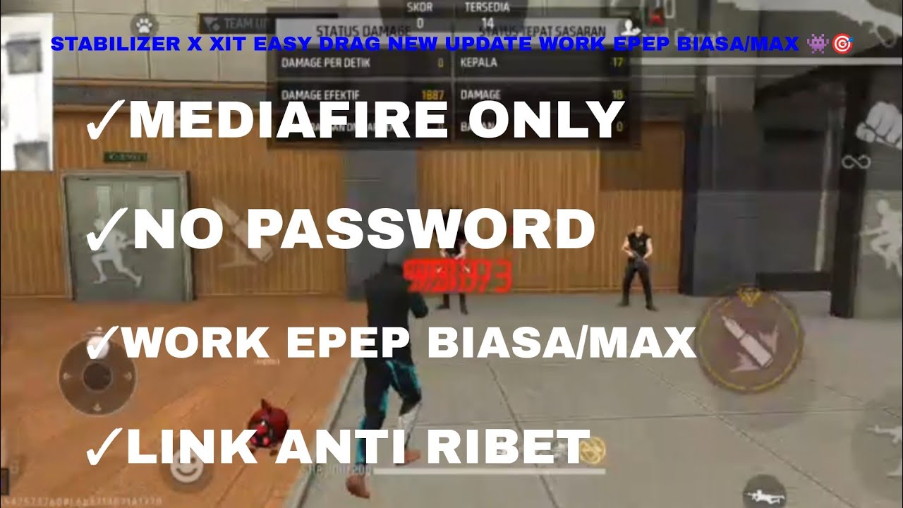STABILIZER X XIT EASY DRAG NEW UPDATE WORK EPEP BIASA/MAX 👾🎯