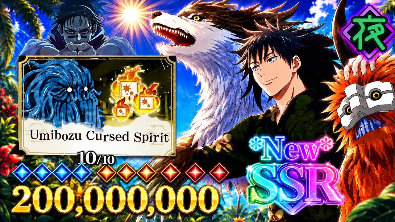 12 TURNS! A0 Summer Megumi BROKEN Support HARD SWEEP! Jujutsu