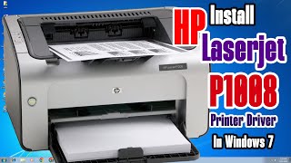 How to Download & Install HP LaserJet P1008 Printer Driver in Windows 7 PC or Laptop