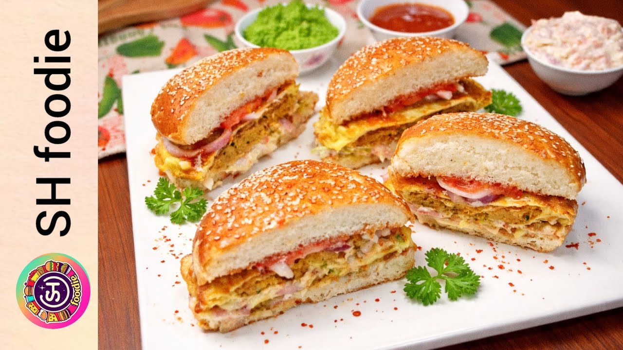 Ramadan Special Burger Recipe by SH Foodie 