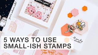 5 WAYS TO USE SMALL STAMP IMAGES