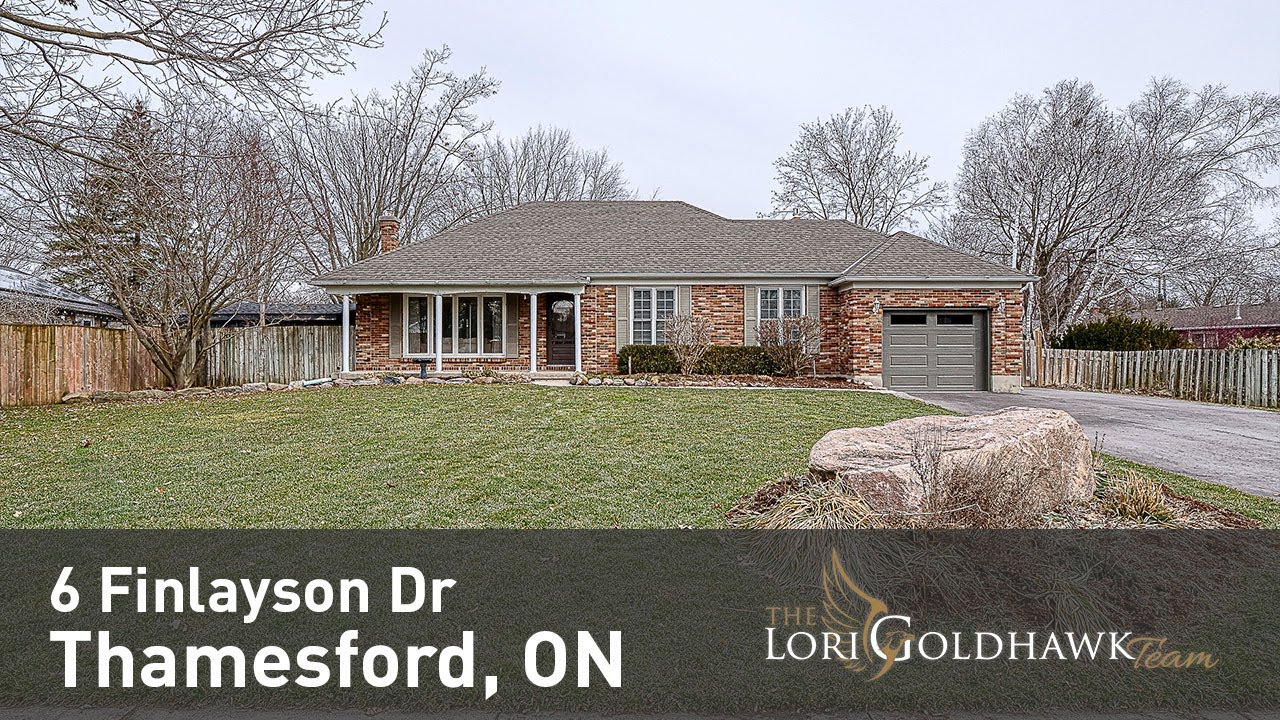 6 Finlayson Dr, Thamesford The Lori Goldhawk Team YouTube