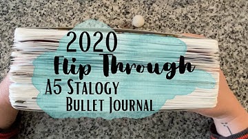 2020 Flip Through - A5 Stalogy Bullet Journal