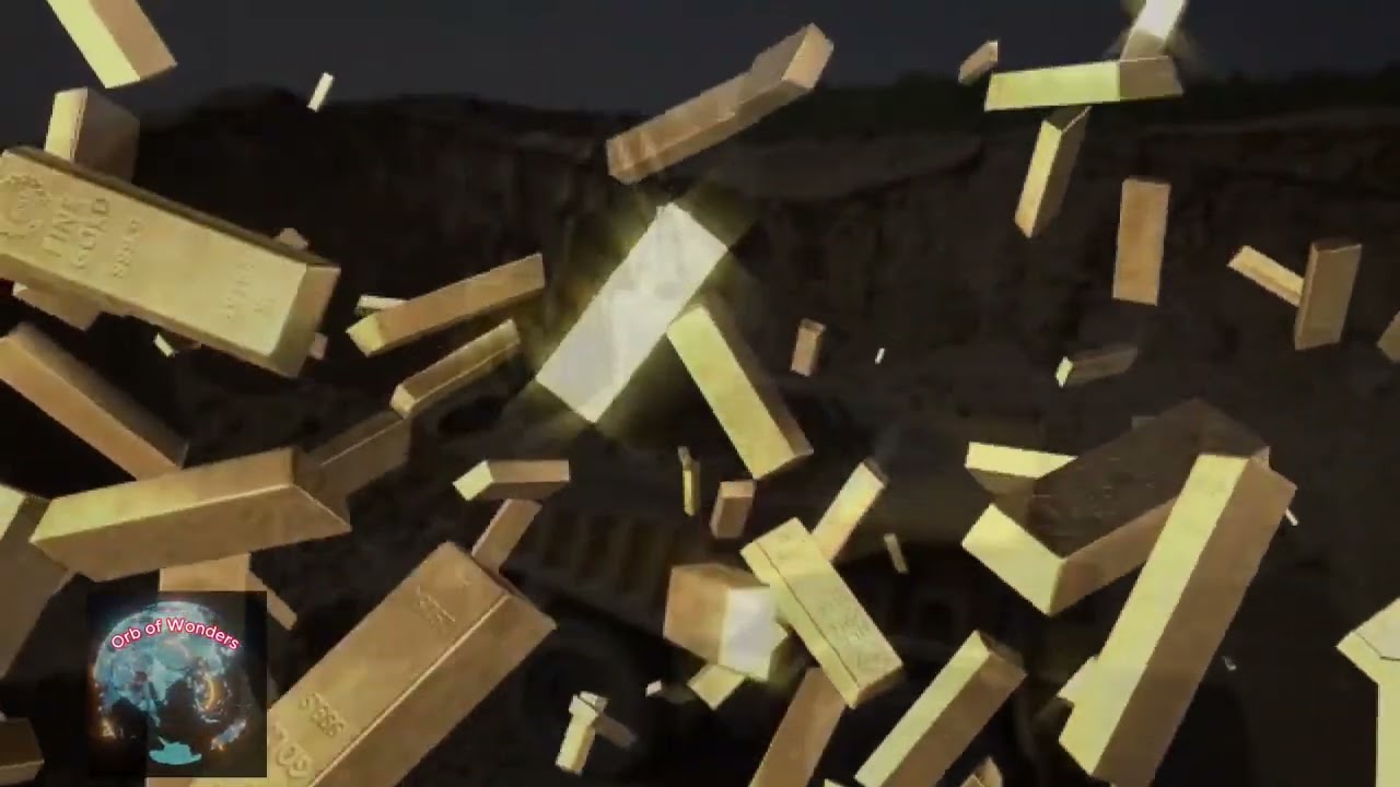 Gold. Story of Gold, timeless of symbol of wealth and trade.