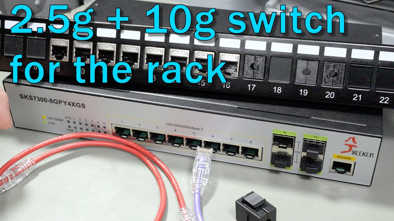 Quick look at my new 10g + 2.5g switch - YouTube