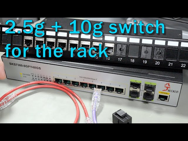 Quick look at my new 10g + 2.5g switch - YouTube