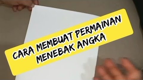 CARA MEMBUAT PERMAINAN MENEBAK ANGKA, BISA DIAPLIKASIKAN KE MATERI LAINNYA