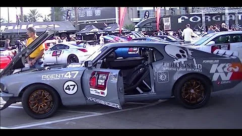1969 Ford Mustang Harbinger Agent 47 Coyote power, Trans Am  full race chassis@  SEMA 2013