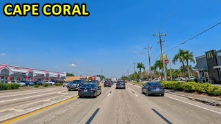 Cape Coral Florida Driving Through