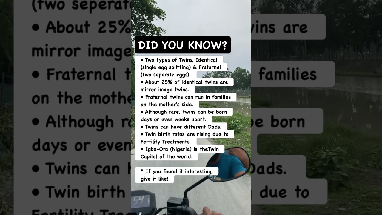 Mind Blowing Twin Facts You Never Knew 