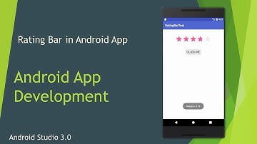 Kotlin with Android -14. RatingBar App | Android App Development | Android Studio 3.0