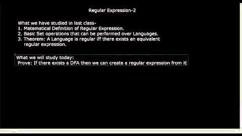 Regular Expression Part 7