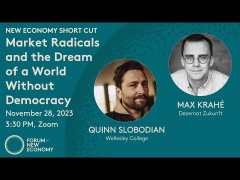 New Economy Short Cut with Quinn Slobodian – Book presentation: Crack-Up Capitalism