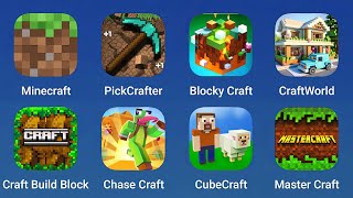 Minecraft, PickCrafter, Blocky Craft, CraftWorld, Craft Build Block, Chase Craft, Cube Craft screenshot 5
