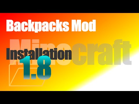 Backpacks Mod 1.8 - How To Install in Minecraft 1.8