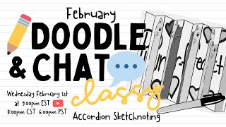 Using Accordion  Folding to Structure Sketchnotes | Doodle and Chat Classy | Episode 176