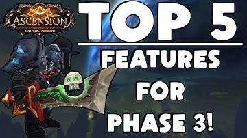 TOP 5 FEATURES PHASE 3 NEEDS!!! | WoW with 21 Custom Classes | Conquest of Azeroth Alpha!