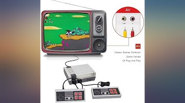 Retro Game Console,Classic NES Game System Built in 620 Games and 2 NES Classic revieww