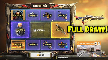 KRM-262 Glorious Blaze Full Draw CODM | Danger Drop Draw Cod Mobile
