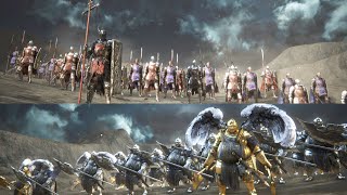 Lothric Knights Army VS Winged Knights Army