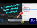 Automatically sync audio in premiere pro