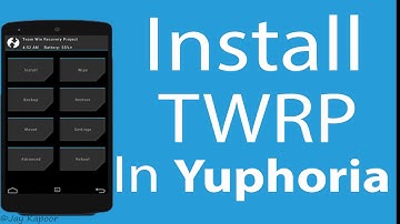 Yu Yuphoria-Install TWRP custom Recovery