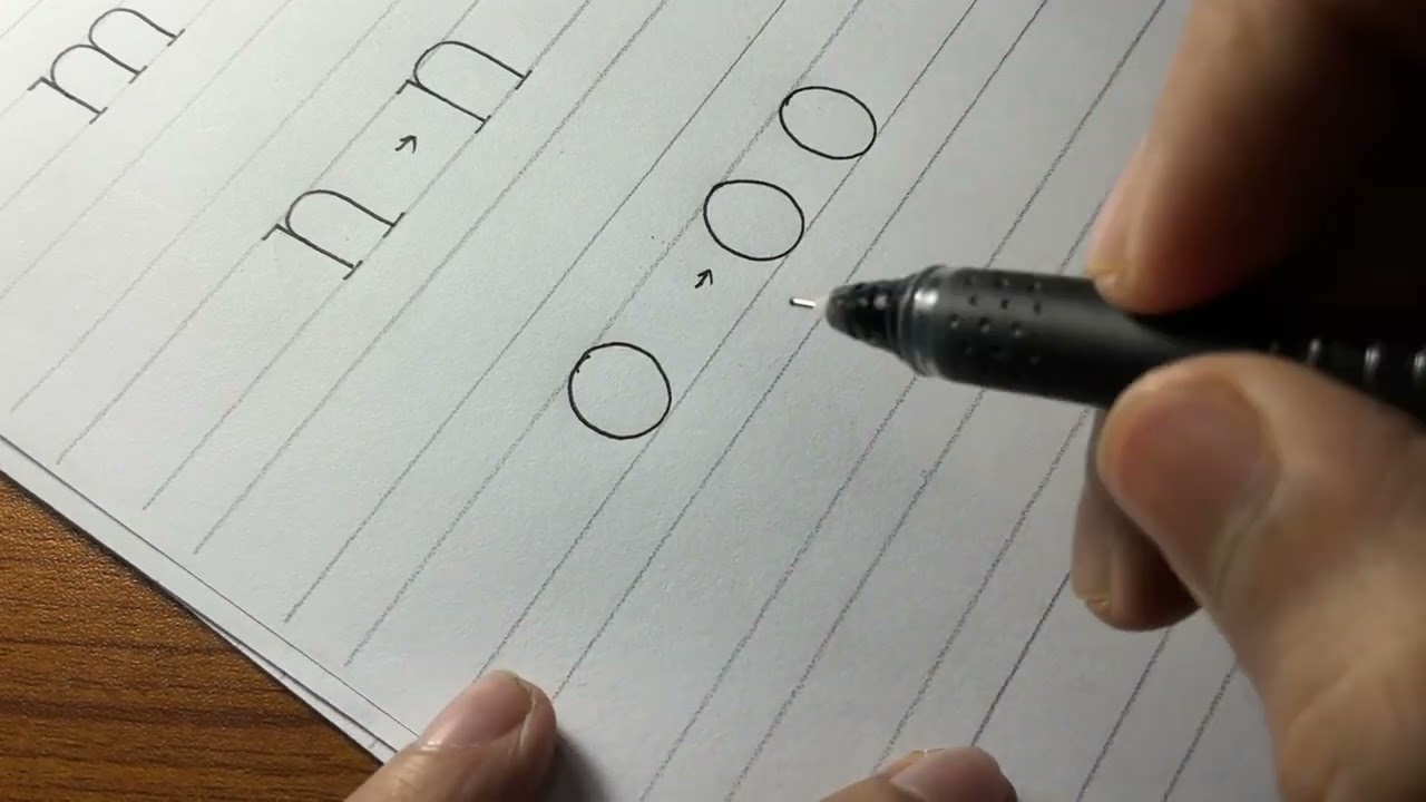 Handwriting letter tutorial 
