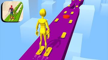 Skater Stacker - All Levels Gameplay Android,ios (Levels 1-6)