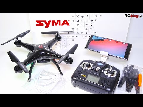Syma X5HW WiFi FPV Drone video review (NL)
