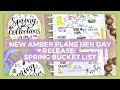 Spring Bucket List | Using NEW Amber Plans Her Day Stickers